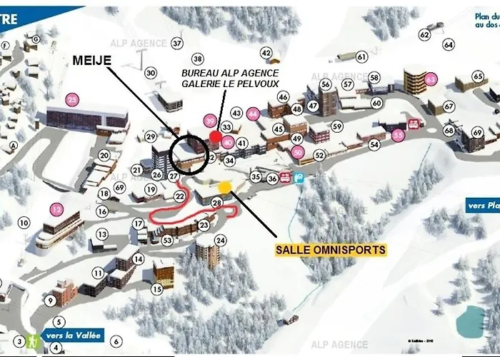 La Meije - 2 Pieces 6 Personnes - La Meije - 062me- Plagne Centre Mae-5794 公寓 *