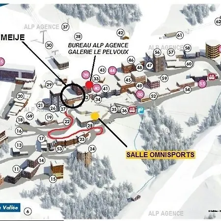 Apartment La Meije - 2 Pieces 6 Personnes - La Meije - 062me- Plagne Centre Mae-5794